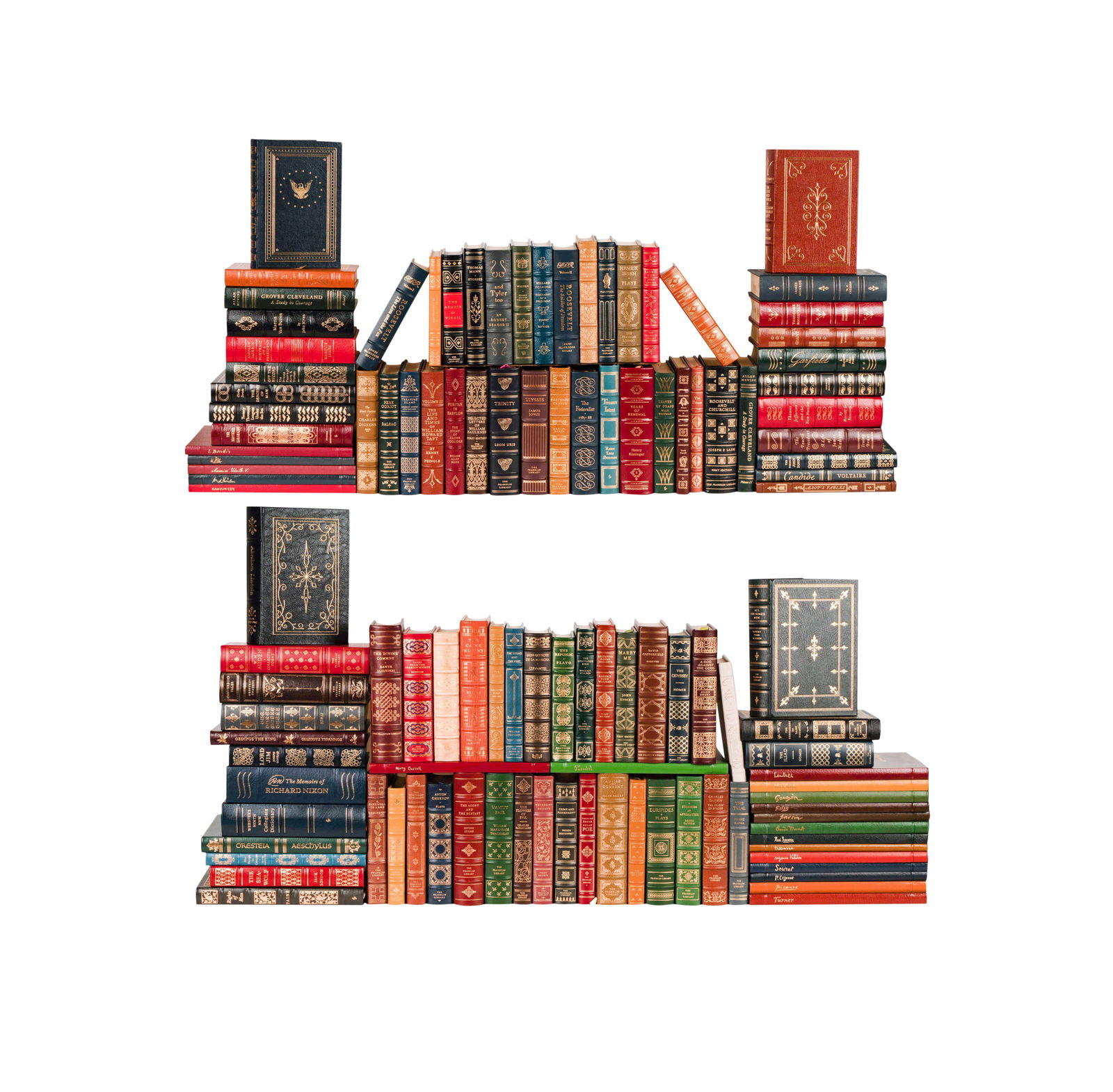 A Collection of Leather-Bound Books (1 of 19)