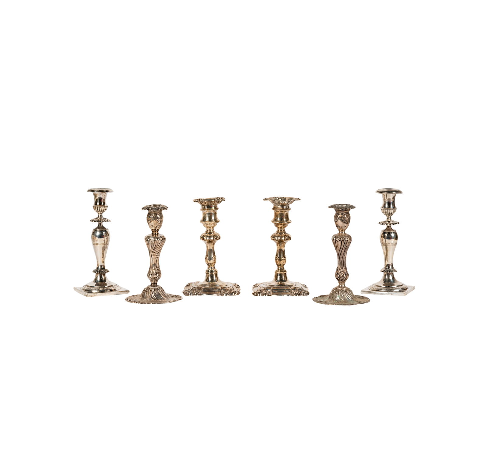 Three Pairs of Silver Candlesticks (1 of 14)