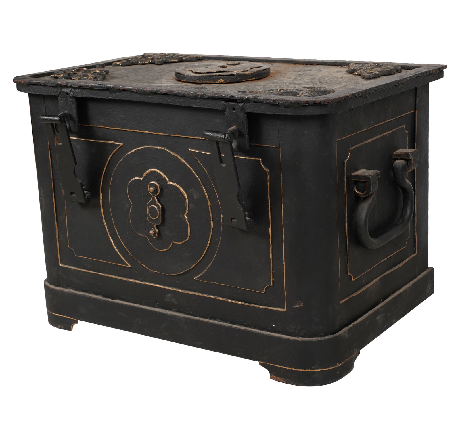 An English or Continental Iron Strong Box (1 of 6)