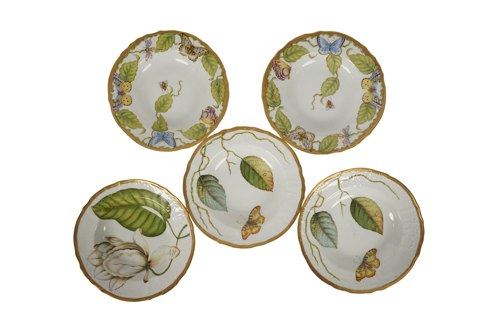 A Group of Anna Weatherley Designs Porcelain Soup Plates (1 of 11)