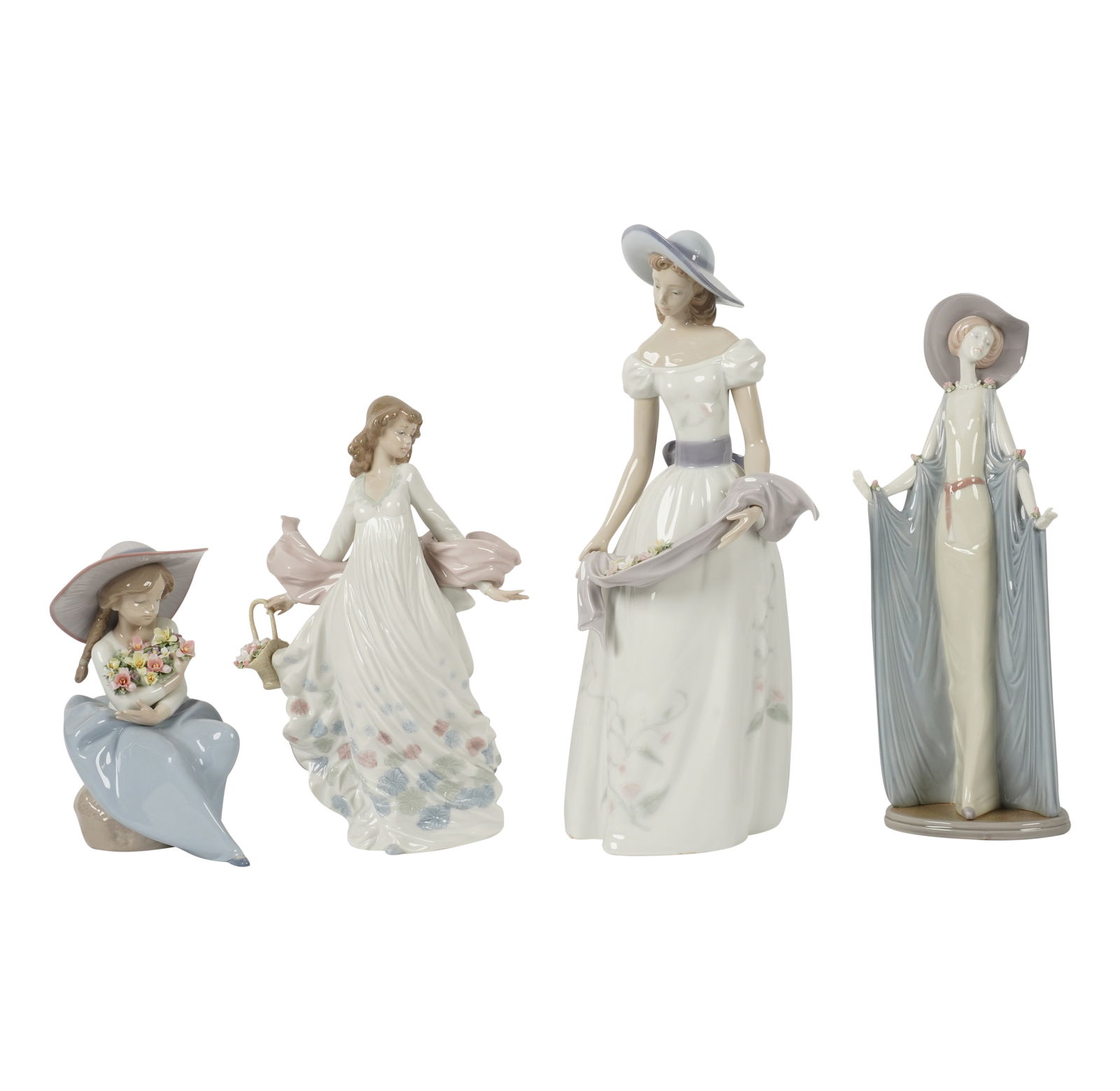 Four Lladro Porcelain Figures (1 of 9)