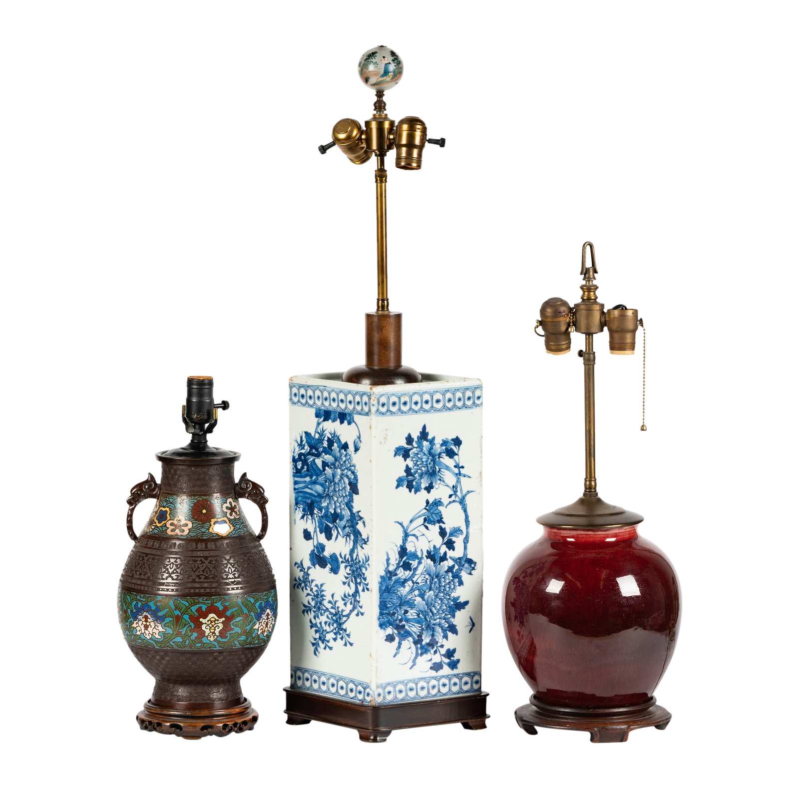 Three Asian-Style Table Lamps (1 of 20)
