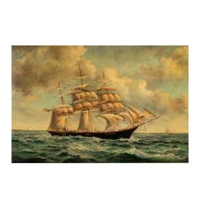 20th Century: Tall Ship at Sea