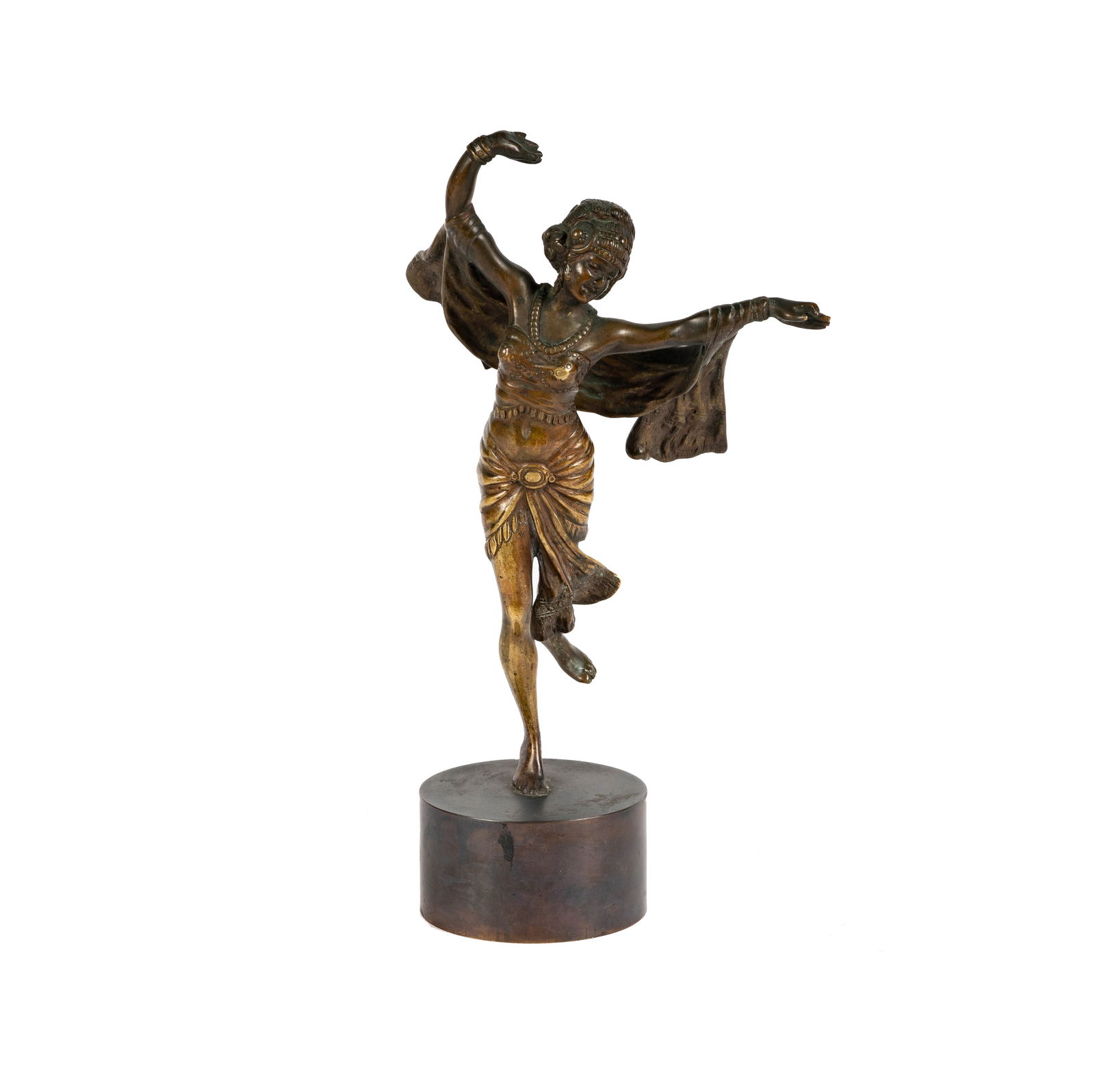 An Art Deco-Style Bronze Figure of a Dancer (1 of 10)