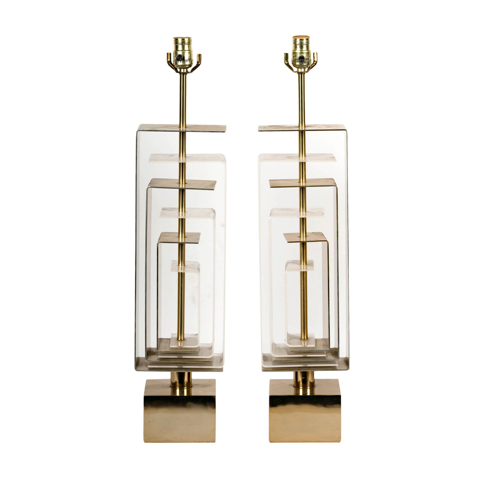 A Pair of Vintage Modernist Table Lamps (1 of 11)