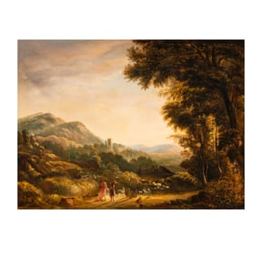 19th/Early 20th Century: Figures in a Landscape