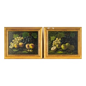English School: Pair of Still Lifes