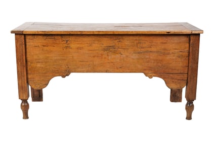 A Rustic Wooden Blnket Chest