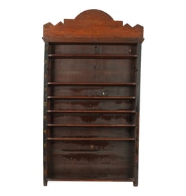 An American Mahogany Wall Shelf