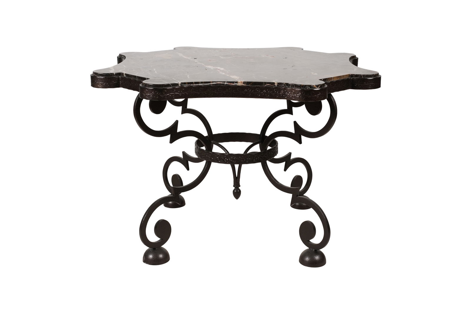 A Marble and Iron Center Table (1 of 8)