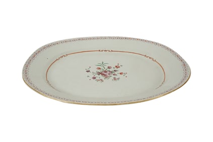 A Chinese Export Porcelain Platter