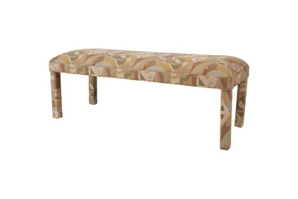 A Fully Upholstered Bench
