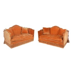 A Pair of Baker Knole Sofas