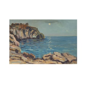 Russian School: Coastal Landscape
