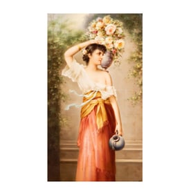 A Berlin / KPM Painted Porcelain Plaque