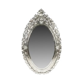 A Venetian-Style Etched Glass Mirror