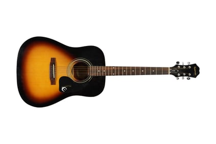 An Epiphone Acoustic Guitar