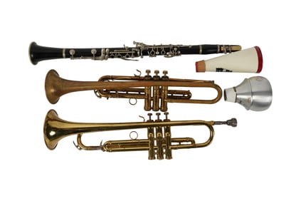 A Group of Three Wind Instruments