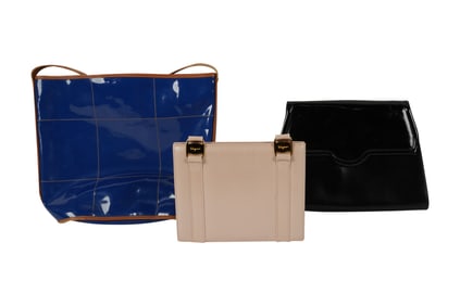 A Group of Three Salvatore Ferragamo Purses