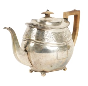 A George III Sterling Teapot