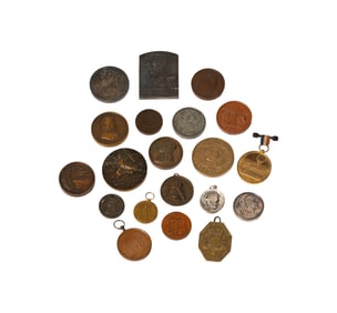 A Group of Vintage Commemorative Medals and Awards