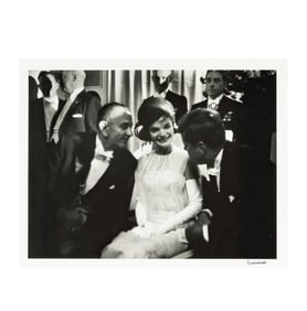 Alfred Eisenstaedt (1898-1995): John F. Kennedy, Lyndon Johnson and Jackie Kennedy