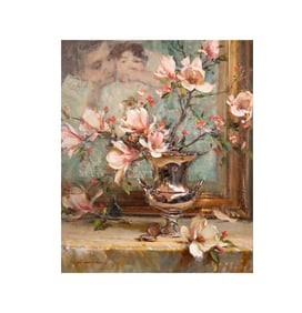 Daniel Gerhartz (B. 1965): Mary and Magnolia