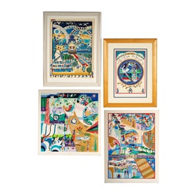 Raphael Abecassis (B. 1953): Four Works