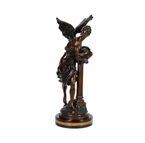 A Bronze Figure of a Winged Goddess