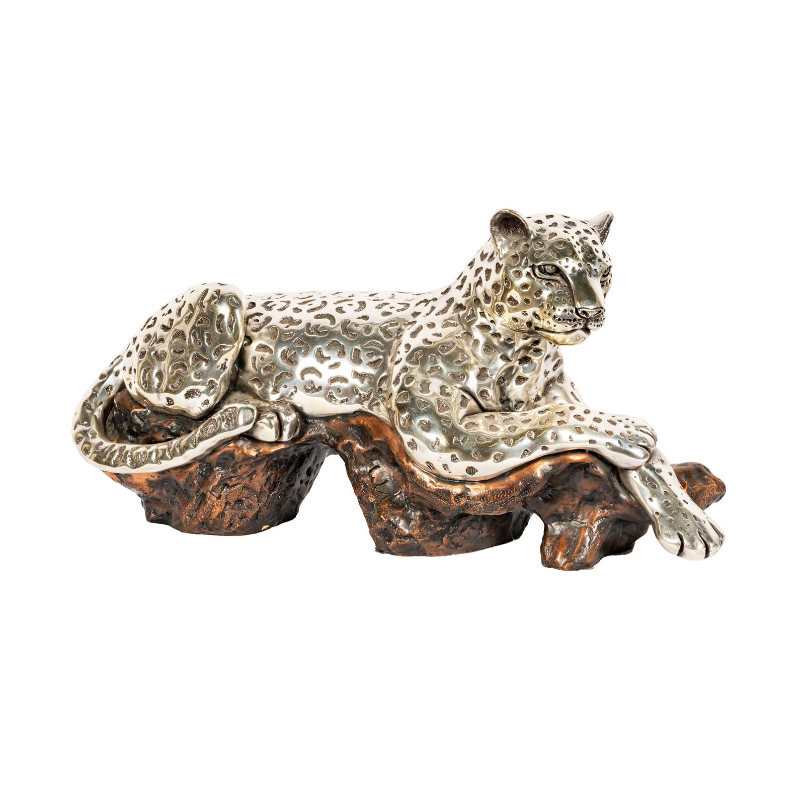Ricardo del Rio (B. 1961) for D'Argenta: Leopard Figure (1 of 13)
