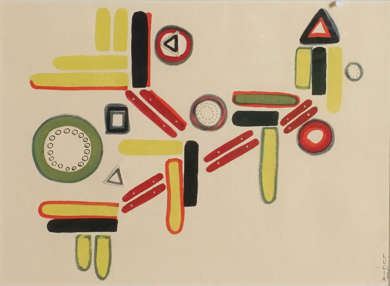 Lucia Stern (1900-1987): Brush Drawing XIV (1 of 9)