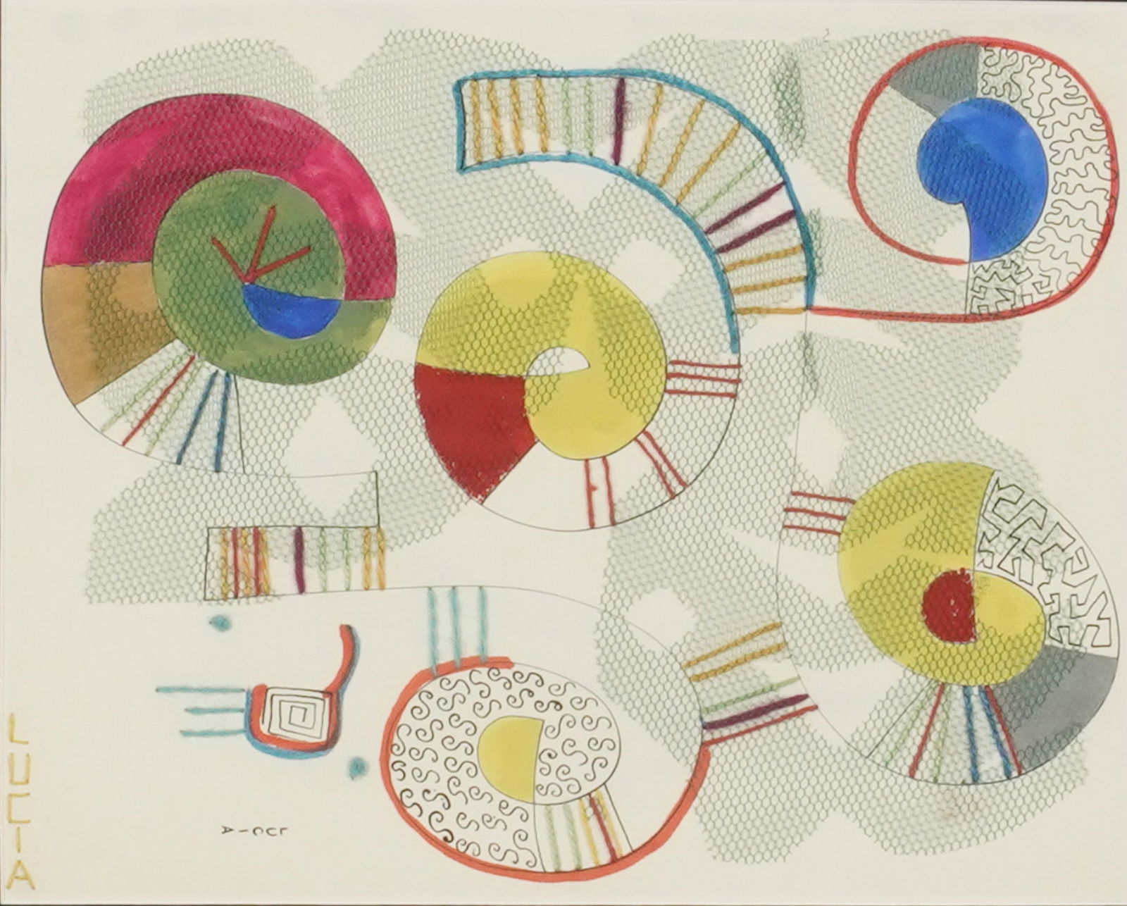 Lucia Stern, American 1900-1987, Abstract (1 of 7)