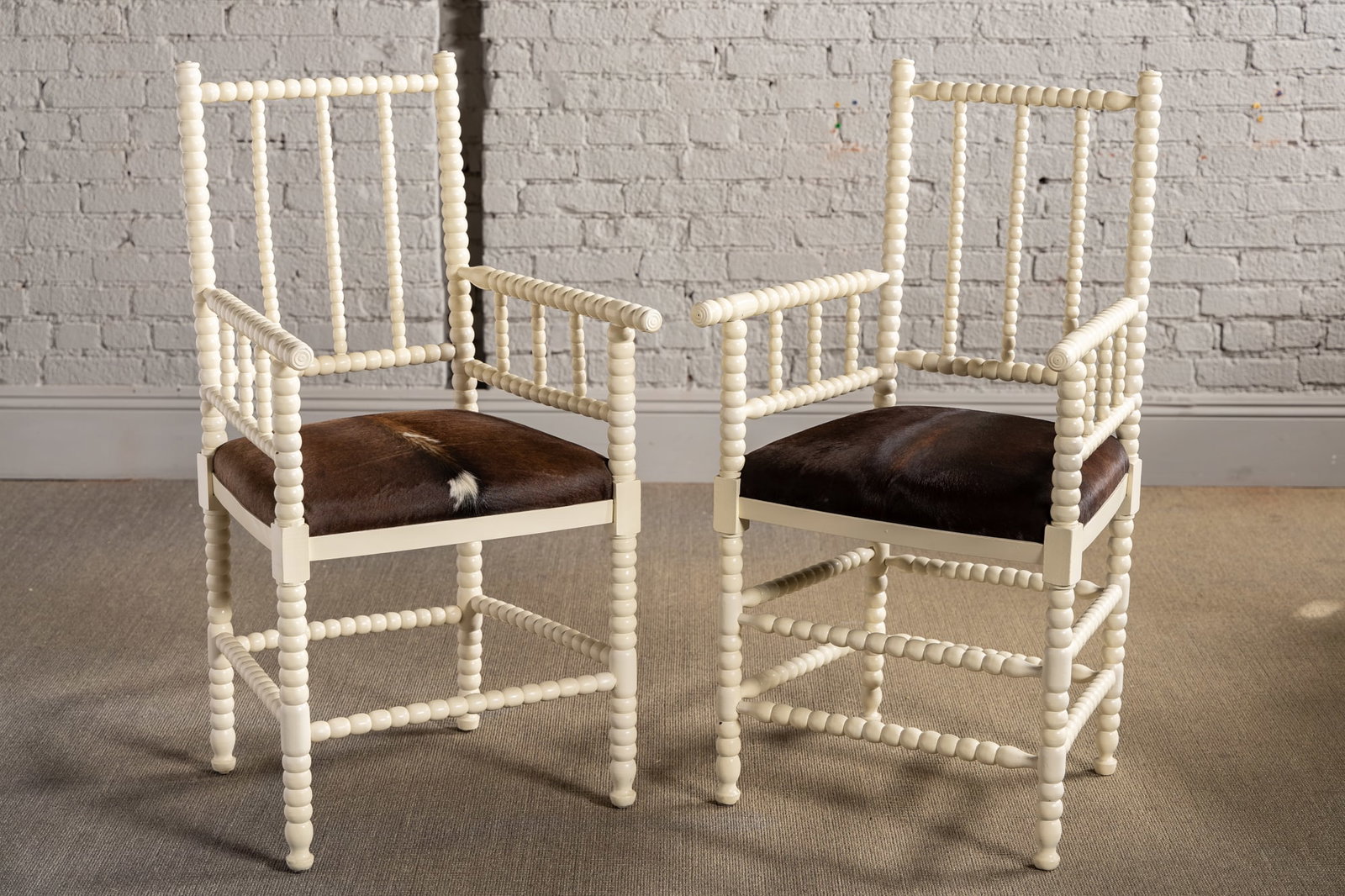 A Pair of Vintage South American Spool Armchairs (1 of 16)