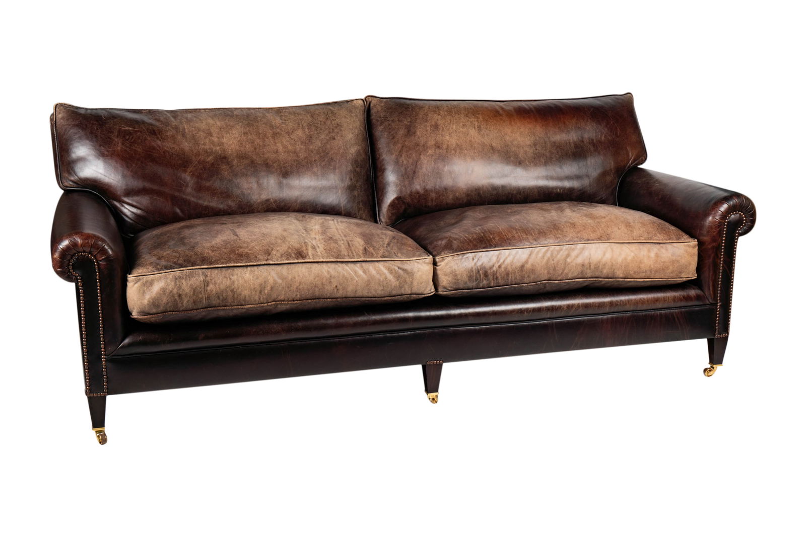 George Smith Leather Sofa (1 of 15)