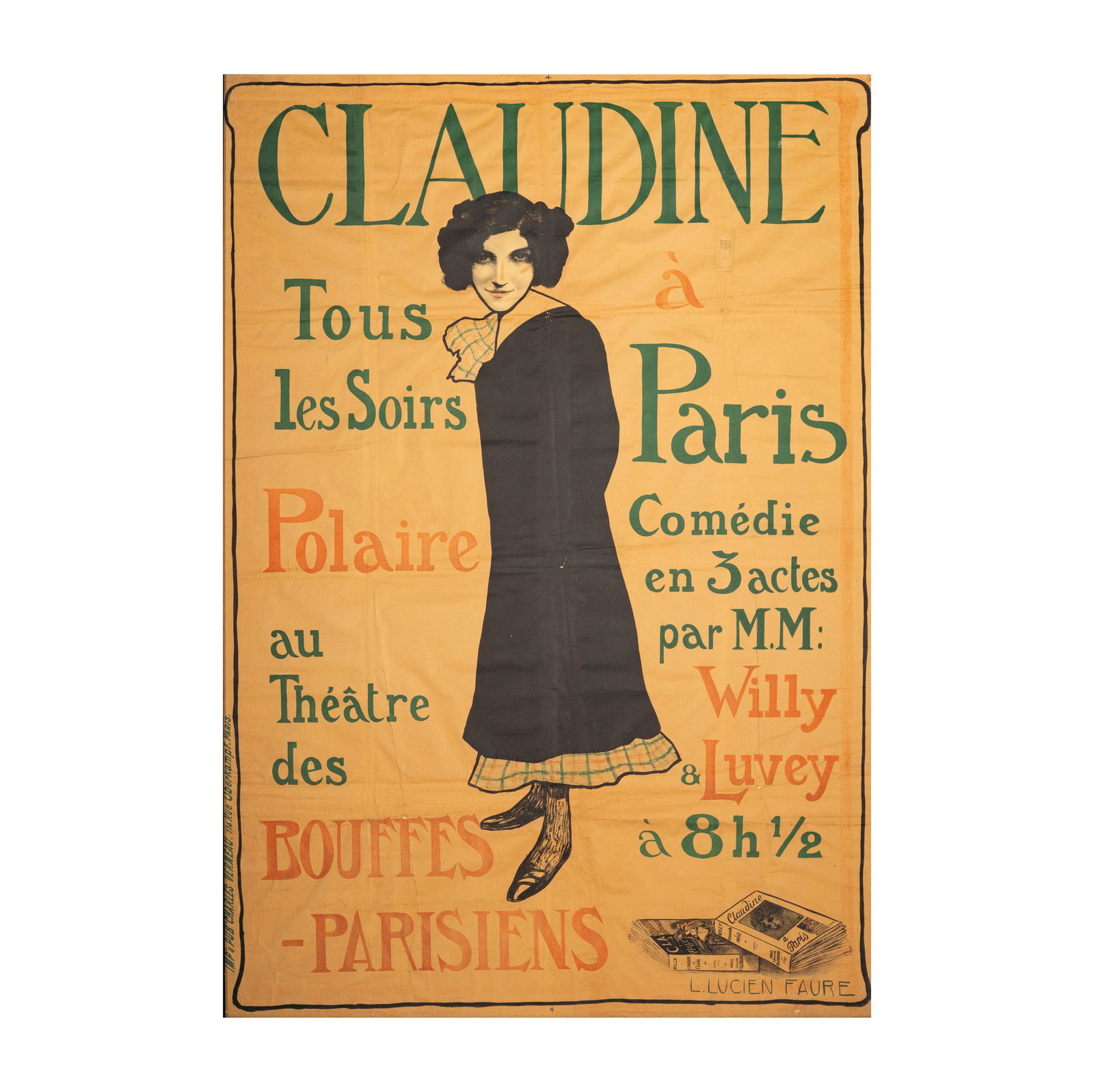 L. Lucien Faure, 1872-, Claudine a Paris (1 of 12)