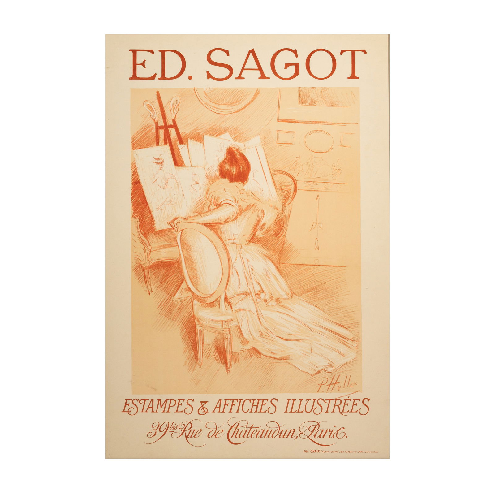 Paul Helleu, French 1859-1927, Ed. Sagot: Estampes & Affiches Illustrees (1 of 11)