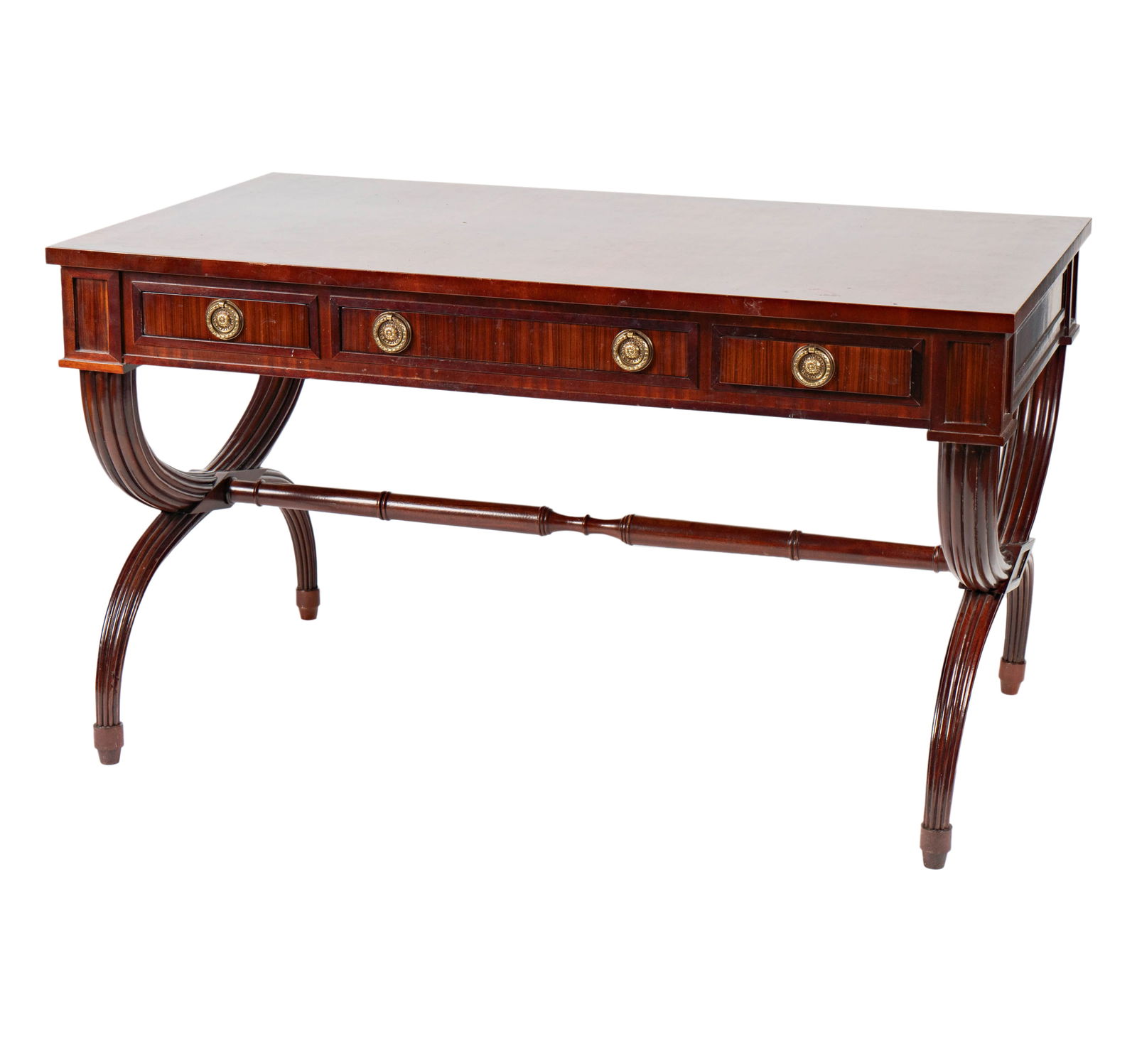 Baker Regency Mahogany Writing Table (1 of 11)