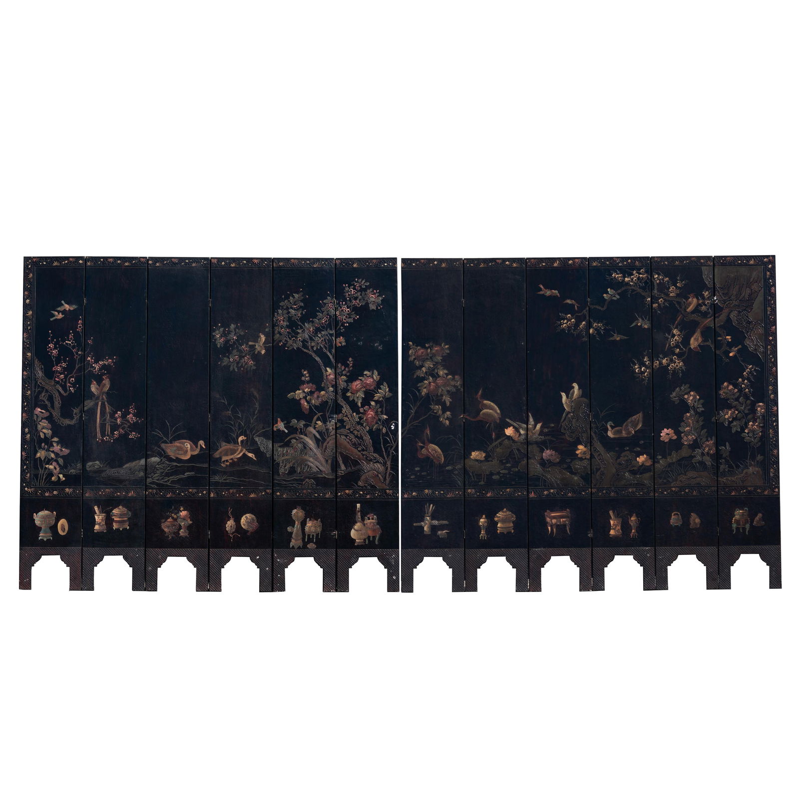 Chinese Coromandel 12-Panel Screen (1 of 20)