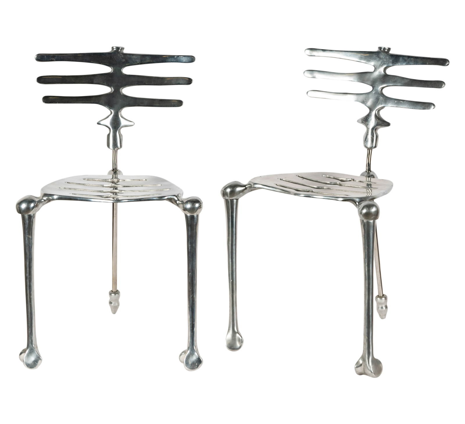 Michael Aram Pair of Skeleton Chairs (1 of 17)