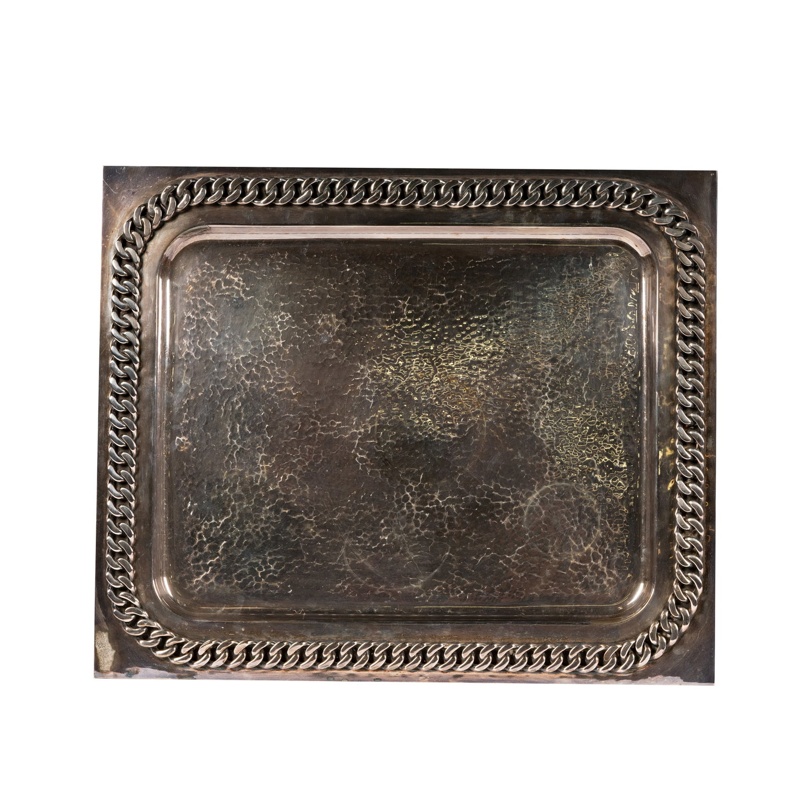 Jean Despres (French, 1889 - 1980): Tray (1 of 7)