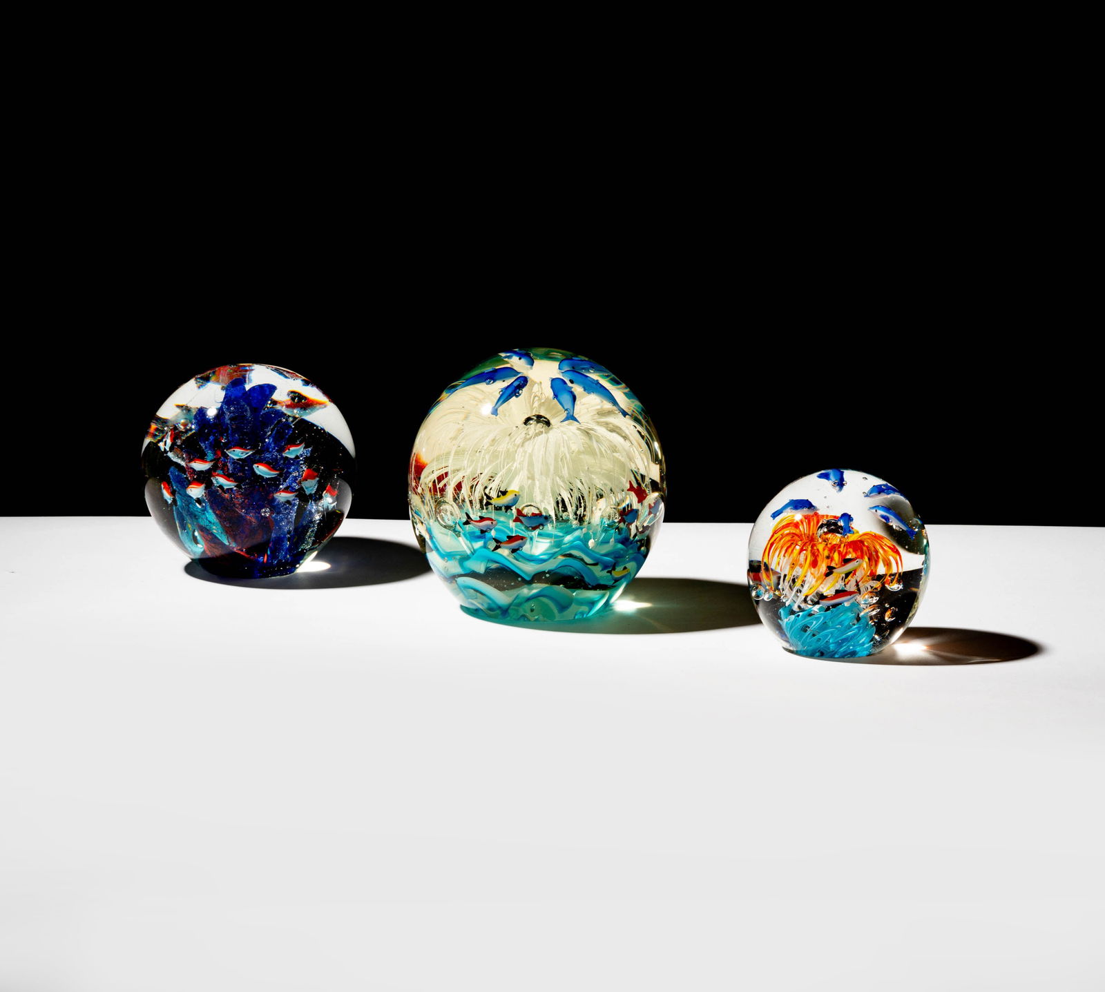 Three Murano Crystal Aquariums (1 of 17)