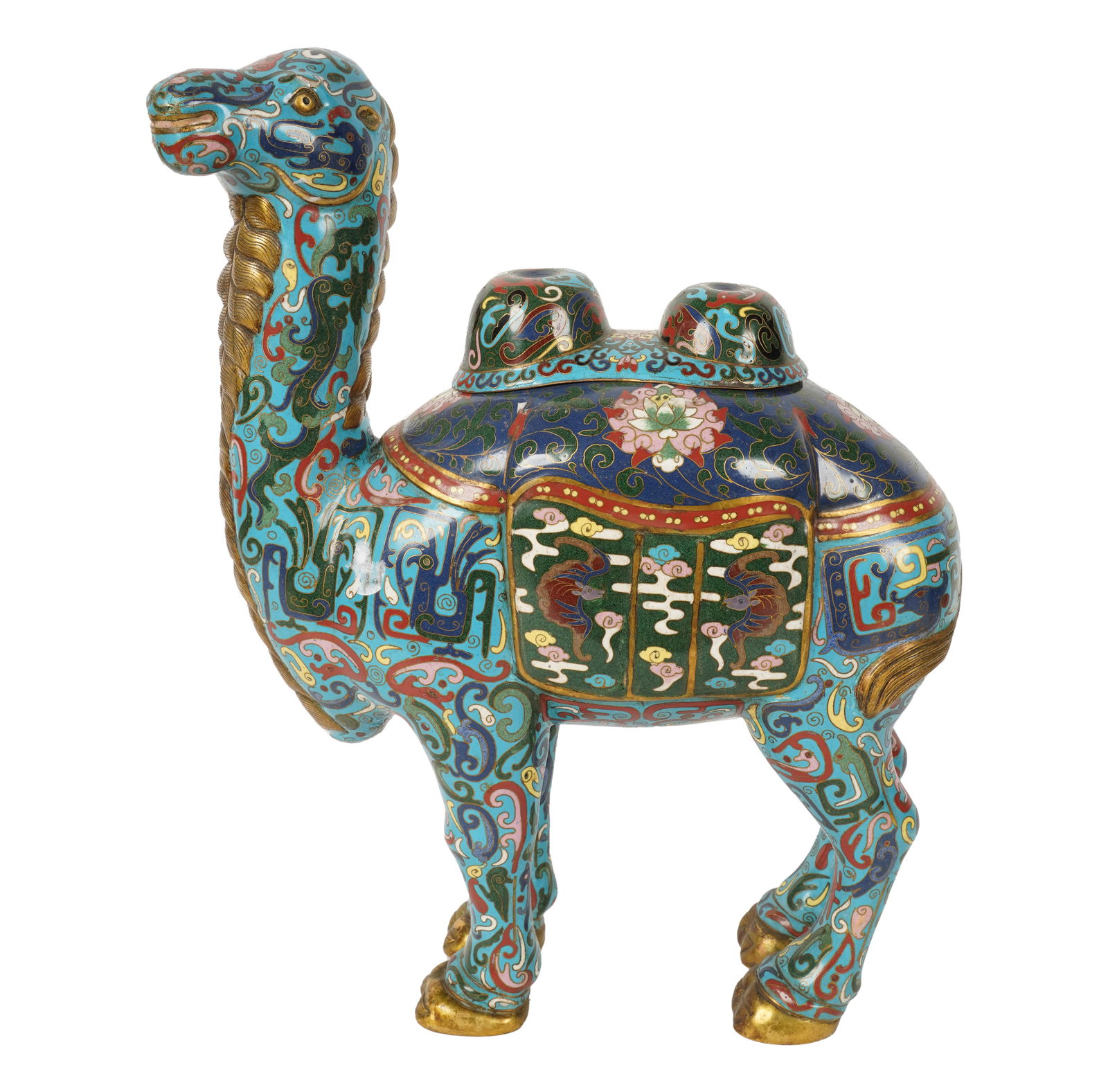 A Chinese Cloisonne Figure of a Camel (1 of 15)