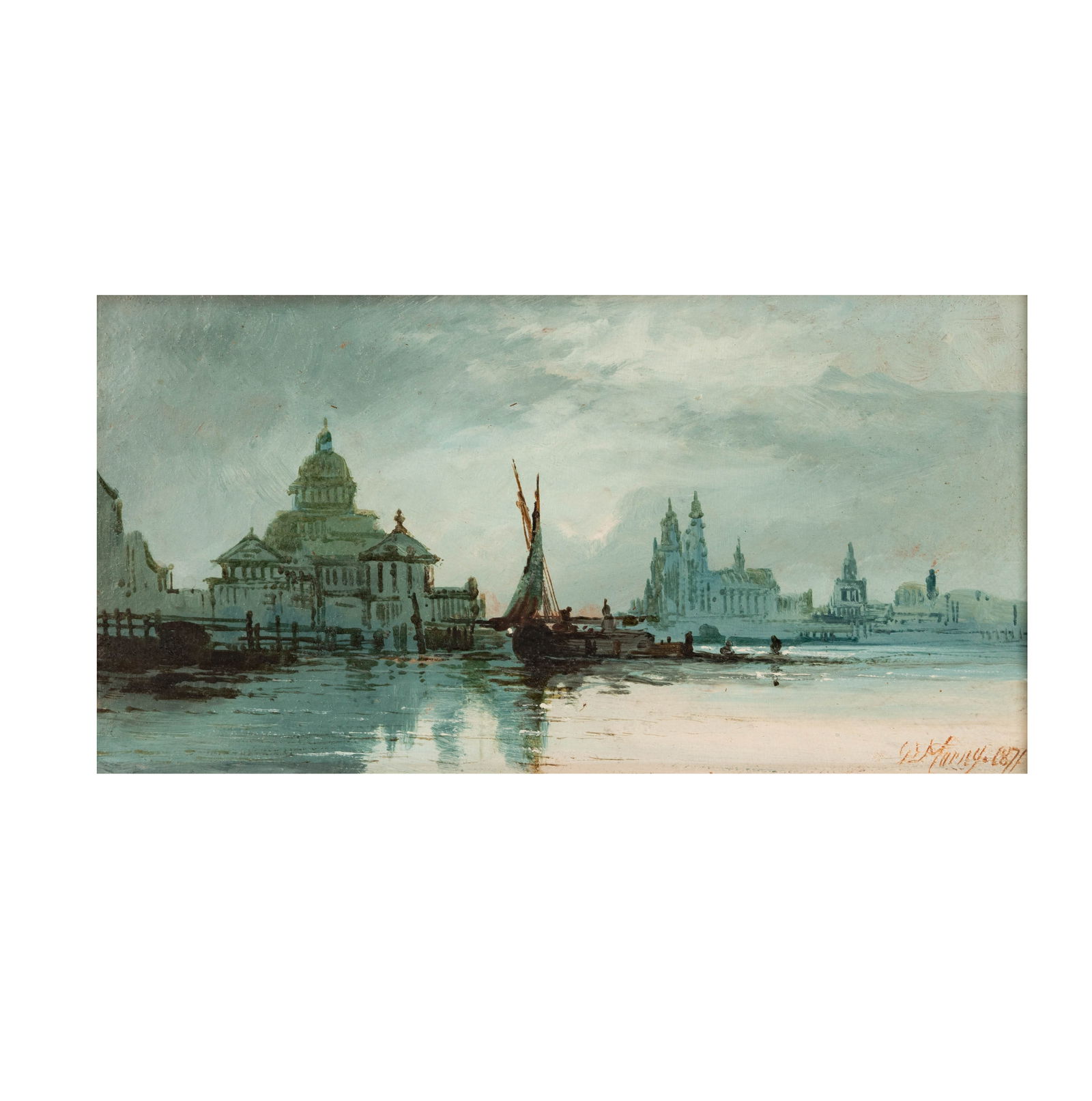 Paul Marny (1829-1914): Port Scene (1 of 10)