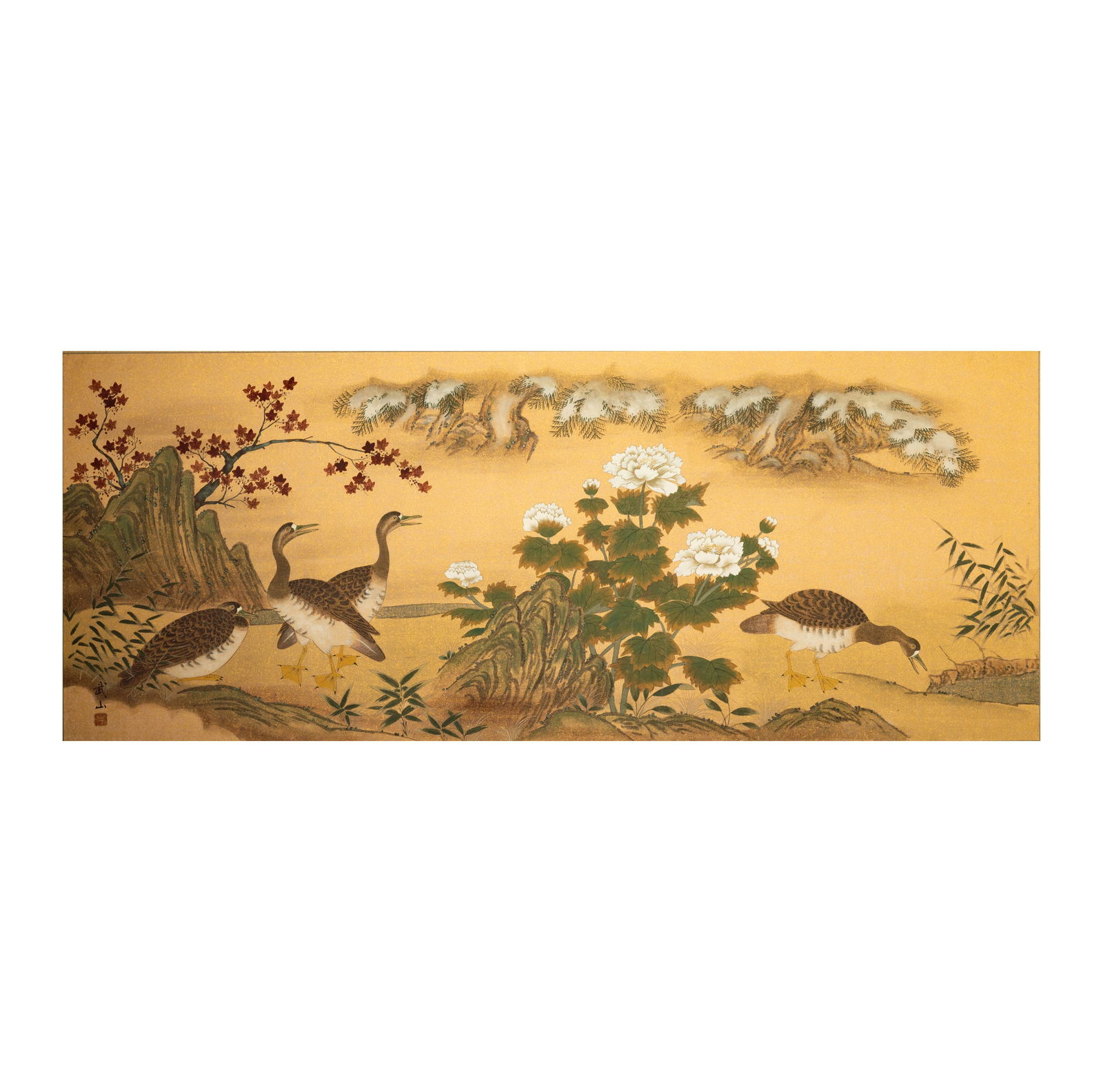 Chinese School: Geese in Landscape (1 of 14)