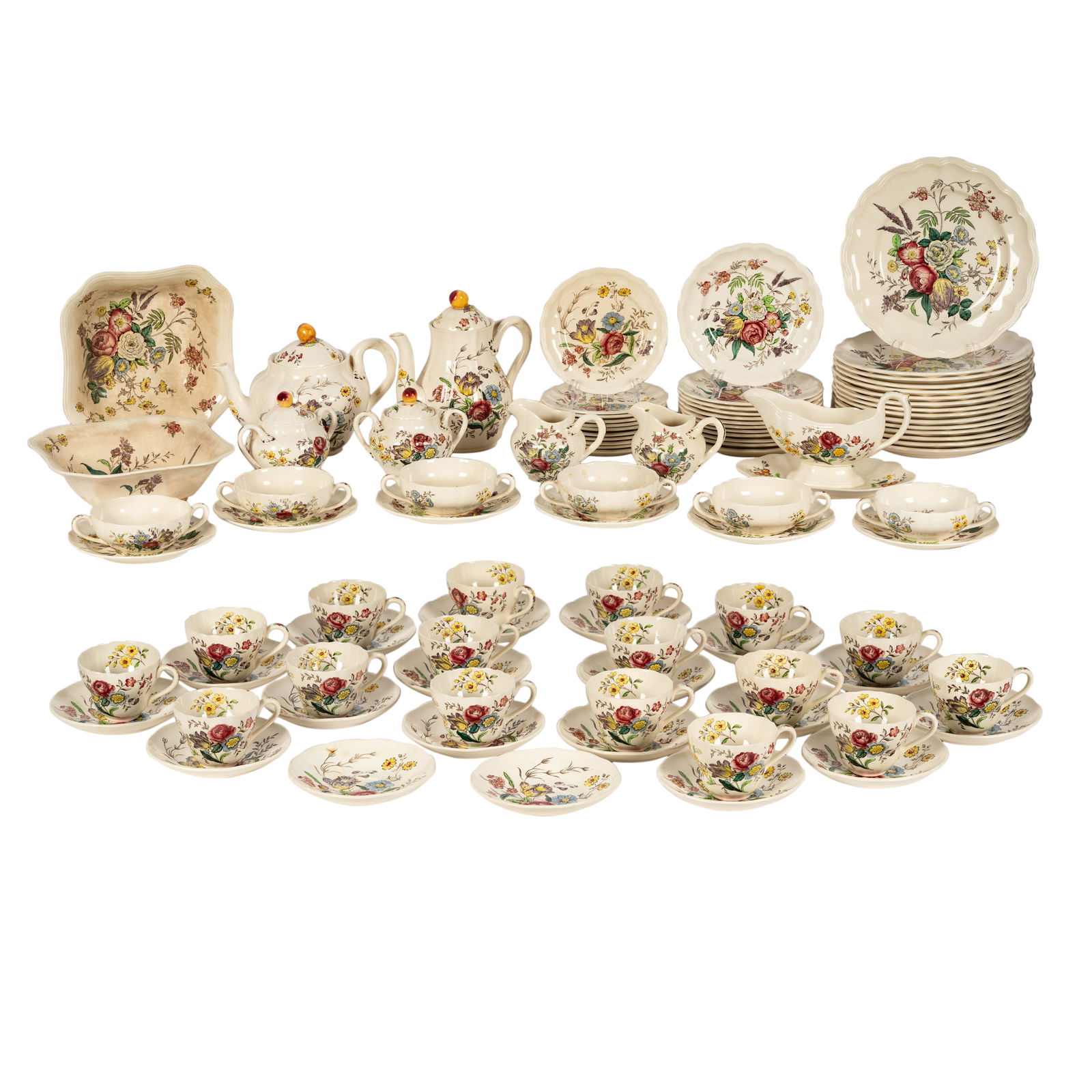 A Copeland Spode China Assembled Service (1 of 16)