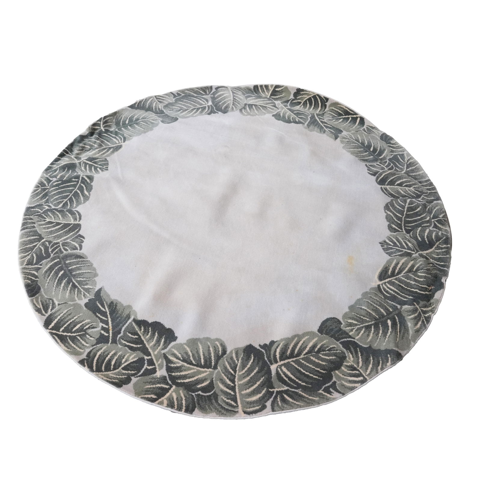 An Andre Putnam Green and Grey Wool Round Rug (1 of 8)