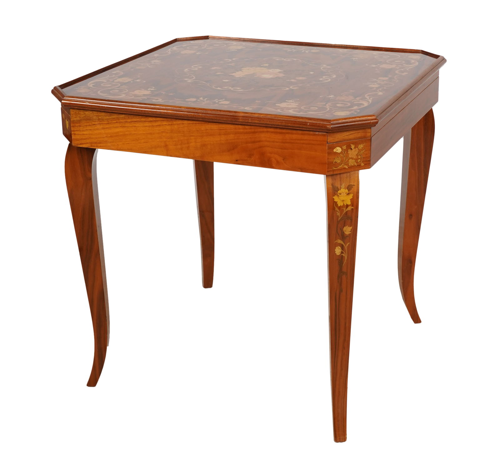A Neoclassical-Style Marquetry Game Table (1 of 14)