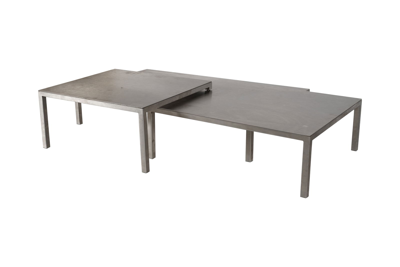 Jeff Vioski Stainless Steel Tiered Coffee table (1 of 9)