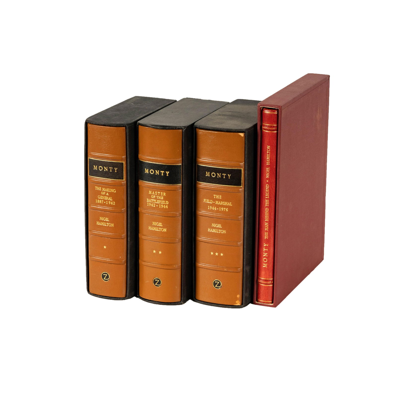 Four Signed Volumes of Montgomery of Alamein by Nigel Hamilton (1 of 17)