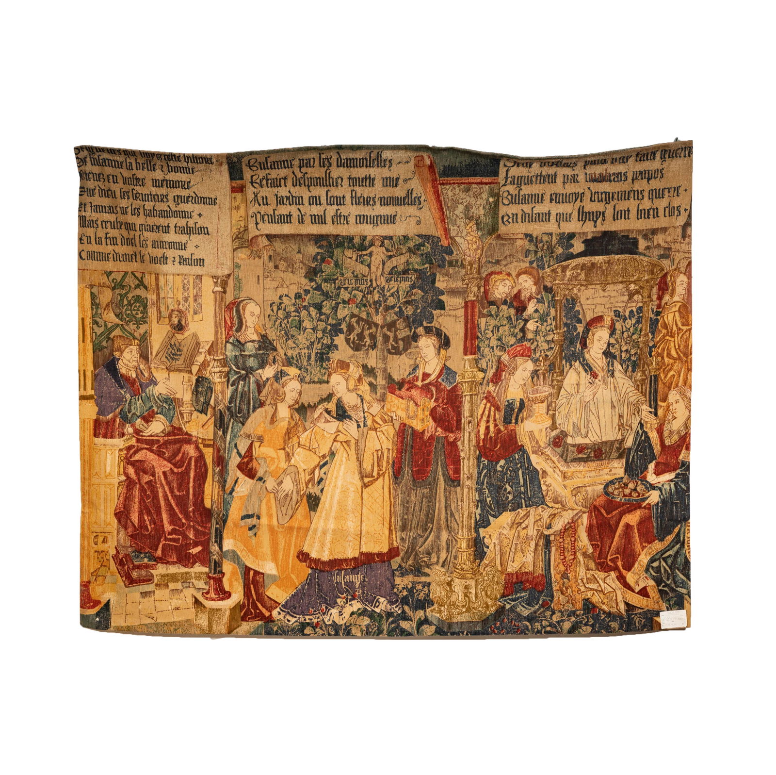 A French Suzanne Et Les Vieillards Needlework Tapestry (1 of 16)